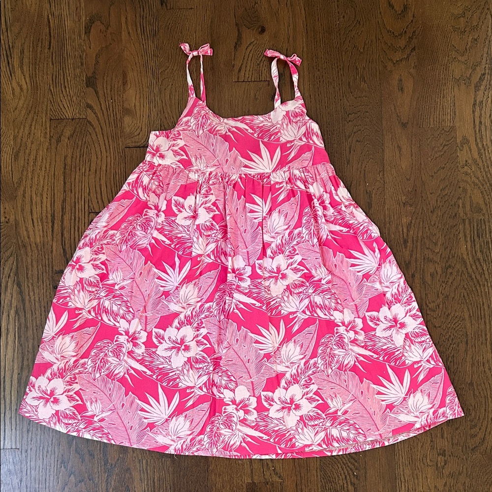 Janie and Jack Bright Pink Dress